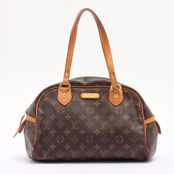 Louis Vuitton Montorgueil PM Brown Monogram Canvas Shoulder Bag - Picture 1 of 12